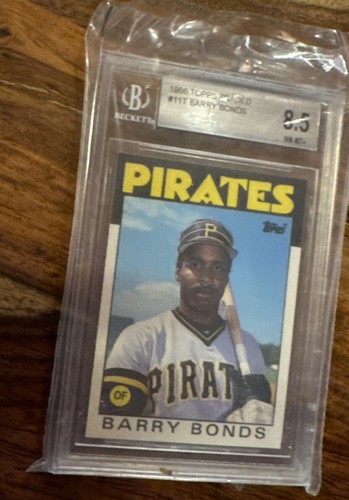 1986 TOPPS TRADED BARRY BONDS #11T PIRATES BGS 8.5 NM/MT+ - Imagen 1 de 2