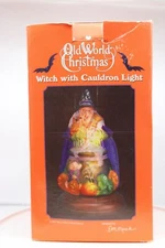 Witch with Caldron Light - Merck Old World Christmas