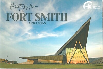 NEW 4x6 Postcard Arkansas Greetings From Fort Smith Marshals Museum real photo