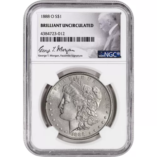 1888 O US Morgan Silver Dollar $1 - NGC Brilliant Uncirculated