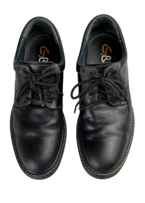 GBX Shoes Casual Oxford Mens 13 GBX Mens Laredo Black Leather Lace Up Bicycle Toe Casual  main image 4
