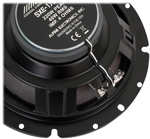 Alpine SXE-1751S 6.5" 280w Component + SXE1726S 6.5" 220W Car Audio Coaxial - Picture 12 of 12