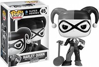 Harley Quinn Black And White Vinyl Figure 45 Collector's Figure Standard Harley Quinn Black And White Vinyl Figure 45 Collector's Figure Standard