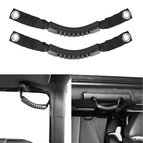 Rubber Grab Grip Interior Handles Door Handle Fit for Jeep Wrangler JK/TJ/YJ/CJ - Picture 11 of 18