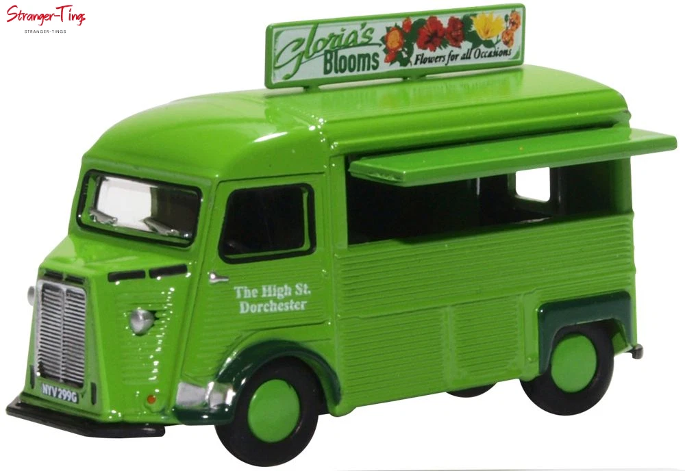VANS OXFORD DIECAST 76CIT004 1 76 CITROEN H FURGONE CATERING GLORIAS FIORIS