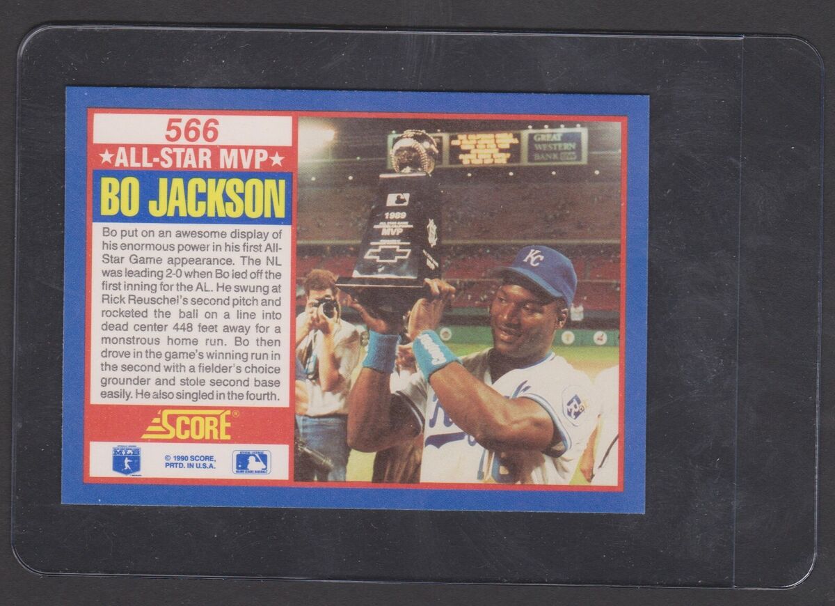 1990 SCORE ED WHITED /BO JACKSON #566 1/1 SUPER RARE ERROR 1990 SCORE ED WHITED /BO JACKSON #566 1/1 SUPER RARE ERROR
