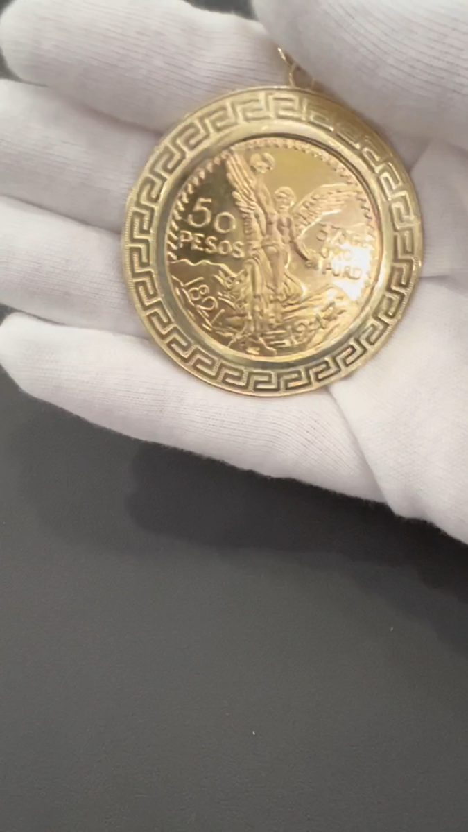 Vintage Mexican 14K Gold オパールトップ ネックレス s-l1200.jpg
