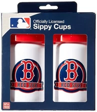 Baby Fanatic MLB 2 Piece Sippy Cup, Boston Red Sox
