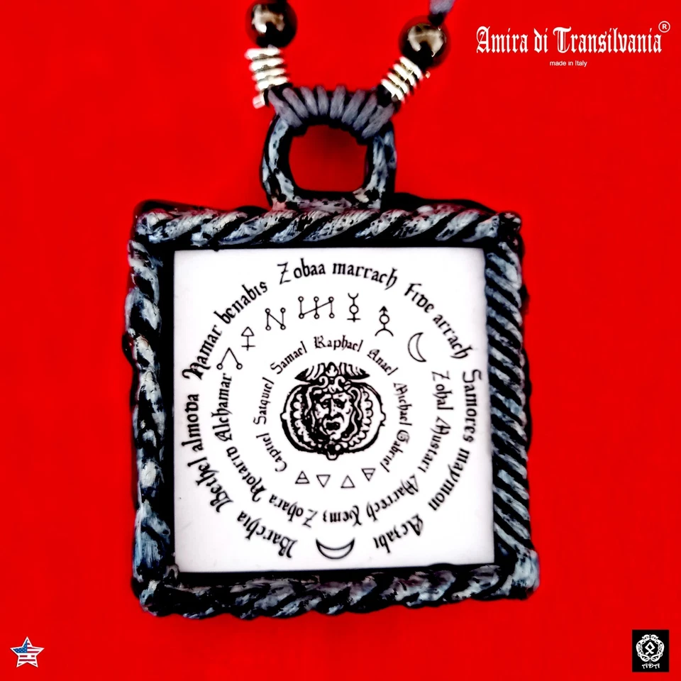 sello mágico símbolo sigilo joyería collar colgantes talismán amuleto éxito encanto Foto 2 de 4