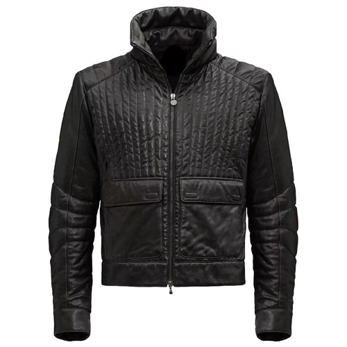 Star Wars Rogue One Darth Vader gesteppte schwarze Lederjacke  - Bild 1 von 3