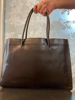 Rare ✨Miumiu Crack Leather Archive Tote Handbag | eBay