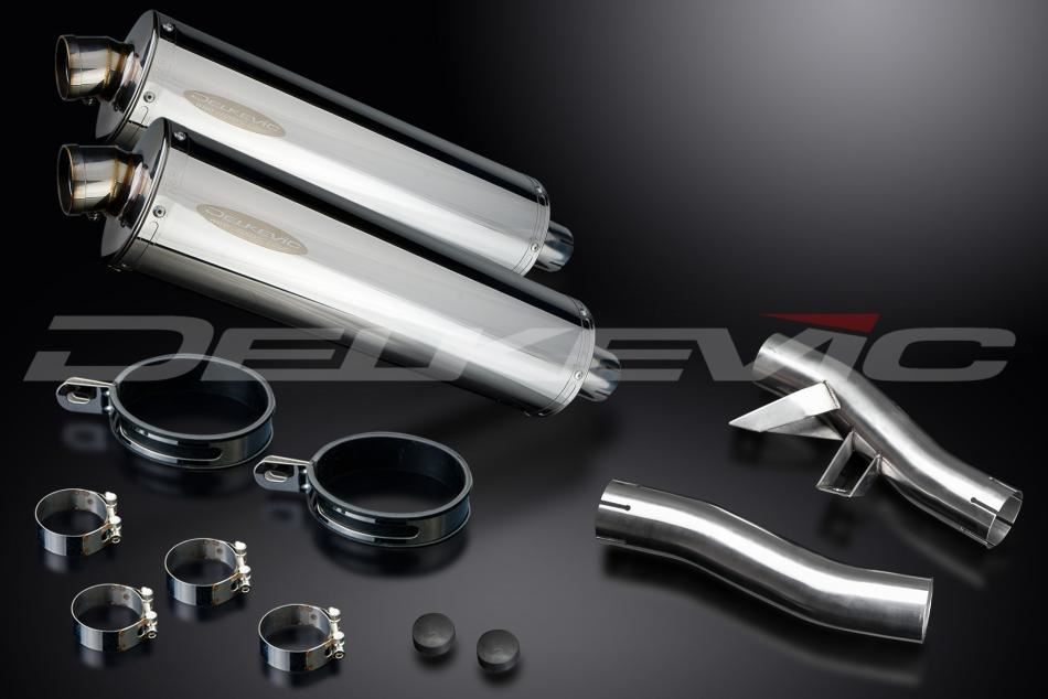 Delkevic 18" Stainless Mufflers Kawasaki Concours ZG1000 19862006