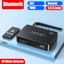 Bluetooth 5.1 Receiver NFC Wireless RCA to 3.5mm Aux Audio Adapter