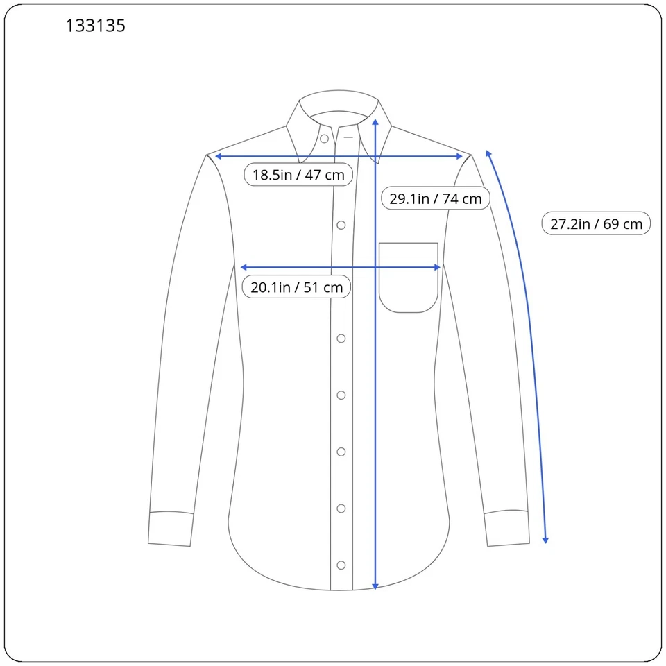 HUGO BOSS Ero 3 Slim Fit Shirt Men's LARGE Blue Striped Button Up Long Sleeve - Image 3 of 4