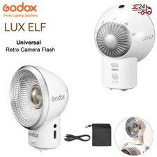 US Godox LUX ELF 6000K Retro Camera Flash Light Speedlite For Universal Cameras