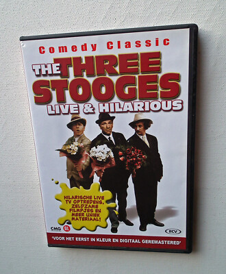 The Three Stooges Live & Hilarious DVD