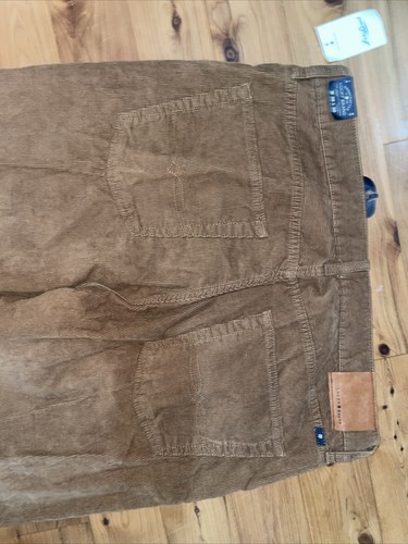 NEW $90 Lucky Brand 221 Original Straight Brown Cotton Corduroy Pants 36 X 30 - Picture 6 of 6