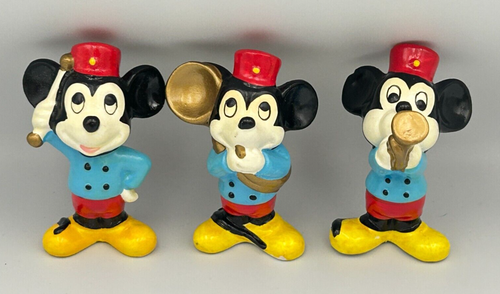 Mickey Mouse Band Walt Disney Productions Korea Figuren 3 Stück