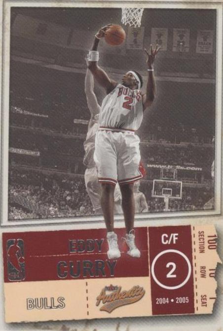 2004-05 Fleer Authentix - Eddy Curry #82 - 1 of 2