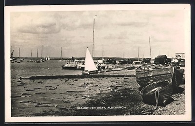 Aldeburgh, Slaughden Quay, Ansichtskarte 1948 