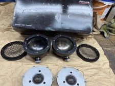 Dynaudio Esotar 2 110 Tweeters W/ Aluminum Pods Grills Original Box SQ E110 Used