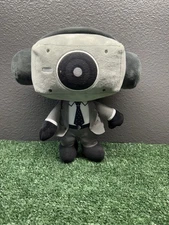 10" Skibidi Toilet Speaker Man Plush Stuffed Toy With Headphones Bonkers Toy Co.