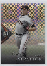 2014 Bowman Platinum Chrome Prospects X-Fractor Chris Stratton #BPCP87 6w6