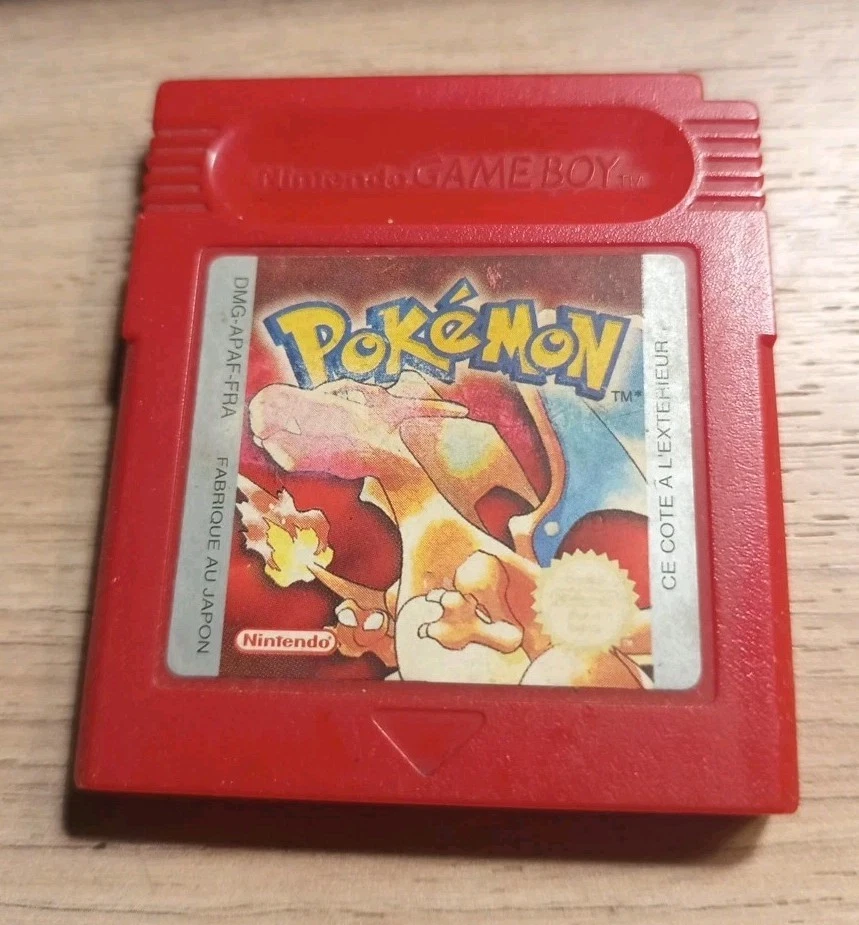 POKEMON VERSION ROUGE game boy color francais - A87B EUR 45,00 - FR
