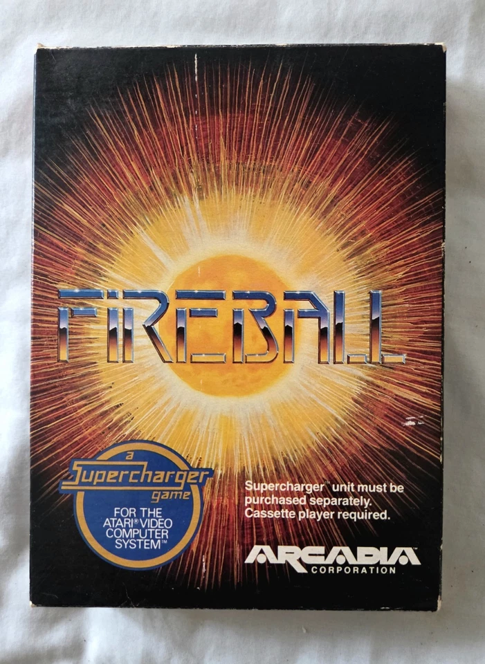 Atari 2600 FIREBALL cassette game - Complete In Box for Arcadia Supercharger - Image 2 of 4