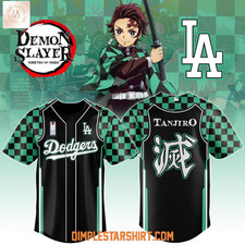 Los Angeles Dodger X Demonn Slayer Tanjiro Haori 2025 Jersey