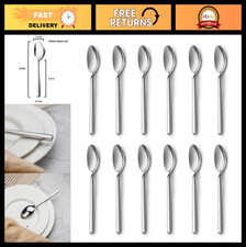 12-Piece 8" Stainless Steel Dinner Spoons Set, Forged, Mirror Finish, Dishwasher