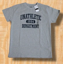 NWT! UNATHLETIC DEPARTMENT 1994 Brisco Brands Medium Heather Gray T-Shirt HUMOR