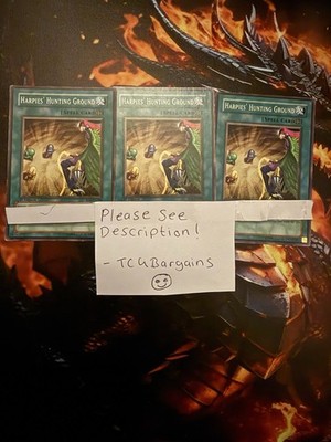 3x Harpyies  Hunting Ground Playset Mixed Sets/Editionen/Rarität Yugioh See Desc!