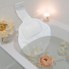 Ultra-Comfort Bathtub Pillow - 2 Sizes, Extra Thick  Soft, Quick-Dry, Anti-D...