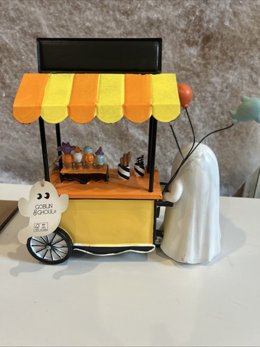 "Carrito de Halloween Goblin & Ghoul Sweet Treats Spooky Scoops 10""x 7"" faltante globo" - Imagen 7 de 7