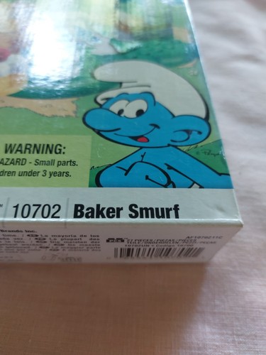 New The Smurfs Mega Bloks BAKER SMURF Set 27 Pieces Blocks 2012 Peyo 10702 - Picture 5 of 10