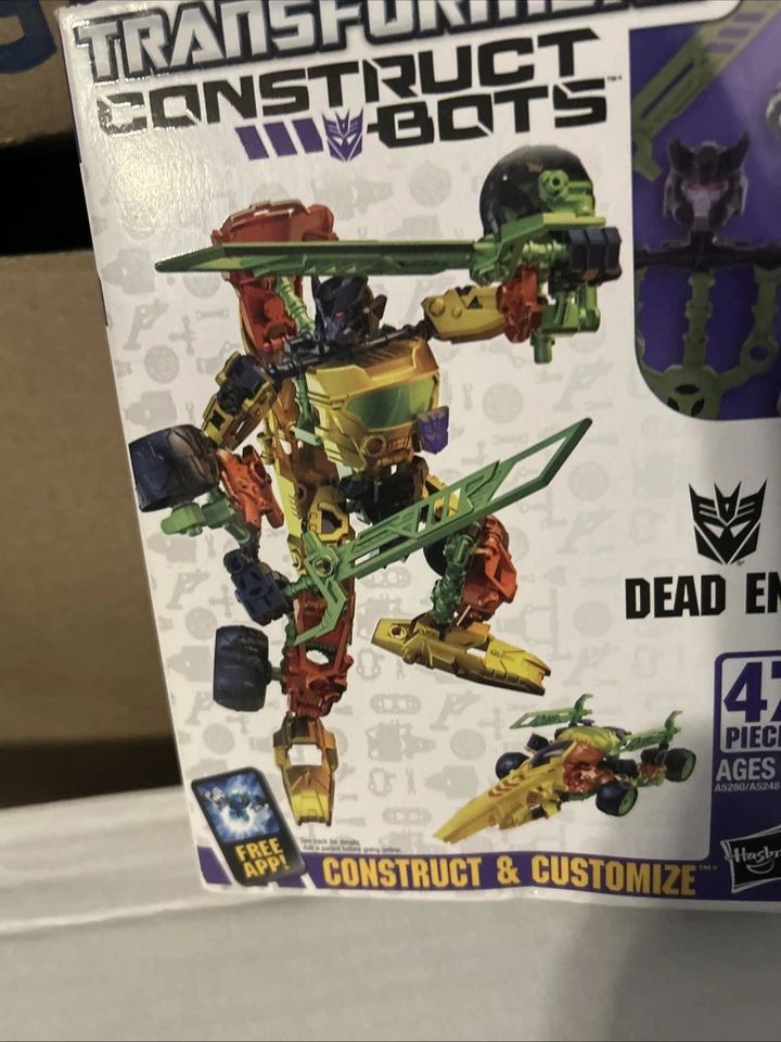Transformers Construct Bots Dead End Buildable Box Has Imperfections Hasbro - Image 3 of 4