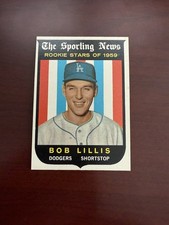 1959 Topps #133 Bob Lillis Rookie Card. EX. rookie card picture