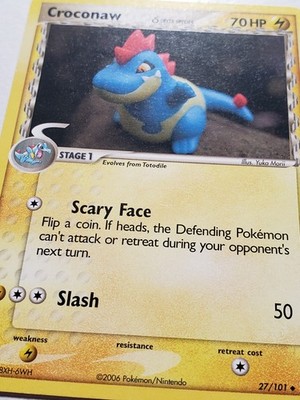 Croconaw 27/101 VLP - Yuka Morii Clay Art - EX Dragon Frontiers