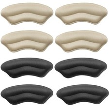 Heel Pads for Shoes 4 Pairs - Heel Cushion Inserts Grips, Heel Protectors for