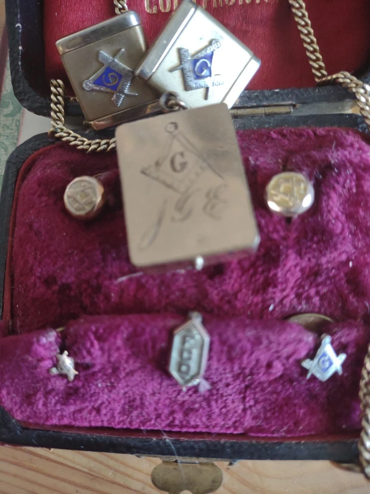 vintage masonic Freemason items - Image 3 of 4