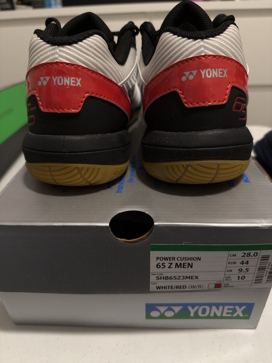 Yonex Power Cushion 65 Z3 Men's Indoor Court White/Red Size 10US
