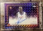 2025-26 Topps Chrome Khaman Maluach Rookie Auto Geometric Purple Refractor /75