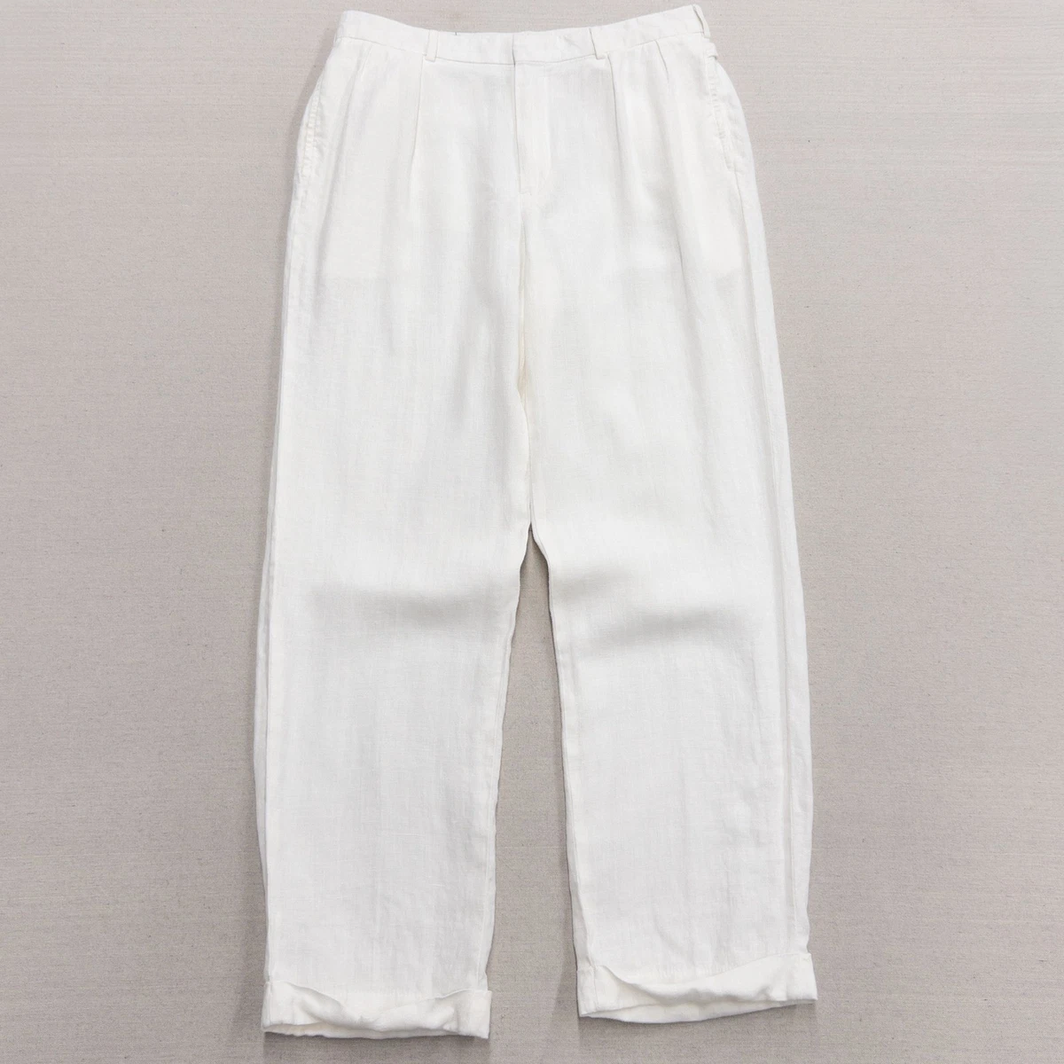 25+ Polo Ralph Lauren Pleated Linen Pants for Men for sale