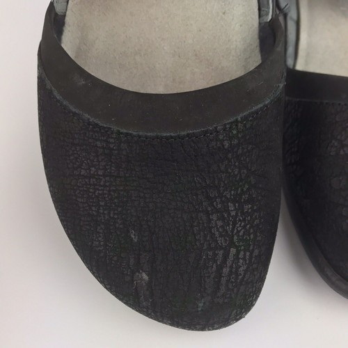 NAOT Kata Sandals Black Crackle Lace Up Ankle Strap Closed Toe Sz EU 37 US 6-6.5 - Picture 3 of 13