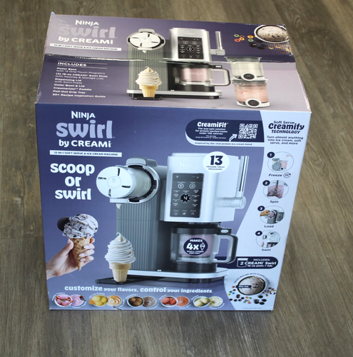 Ninja Swirl by Creami Macchina per Gelato 13 in 1 Soft Serve (NC701) NUOVA - SIGILLATA