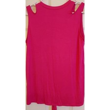 BIBI's Women's Sleeveless Top Size-S Fuchsia Pre-Owned