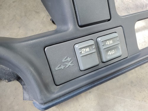 95-98 & 99 Chevy Silverado Speedometer Dash Cluster Surround Trim Bezel Blue - Picture 8 of 22