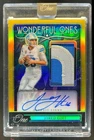 2024 Panini One Jared Goff Wonderful Ones Patch Auto Gold #10/10 Lions