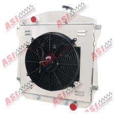 For Chevy Fleetline Fleetmaster Chevy V8 Eng 1943-1948 3-row Radiator Shroud Fan